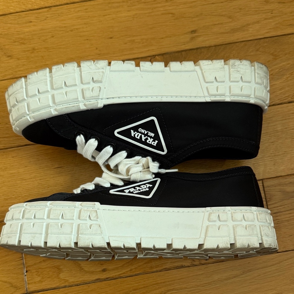 Prada Double Wheel Nylon gabardine sneakers Sneakers